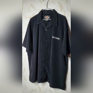 Harley Davidson Motto Button Down Shirt XL MENS